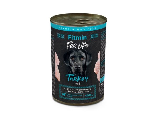 Fitmin For Life консерва для собак (для дорослих) з індичкою, 400 г
