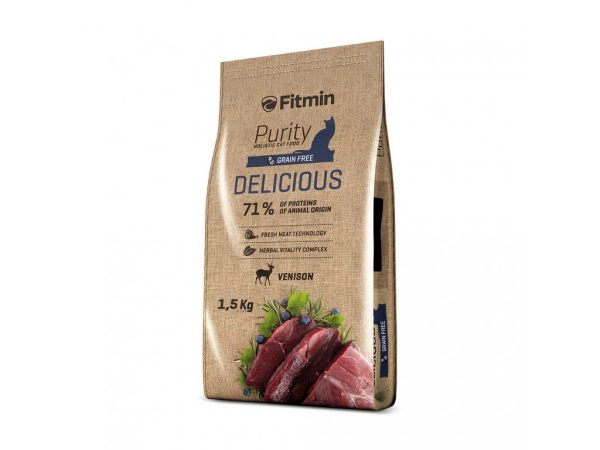 Fitmin cat Purity Delicious (Для вибагливих з дичиною), 1,5 кг
