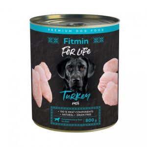 Fitmin For Life консерва для собак (для дорослих) з індичкою, 800 г Fitmin For Life консерва для собак (для дорослих) з індичкою, 800 г