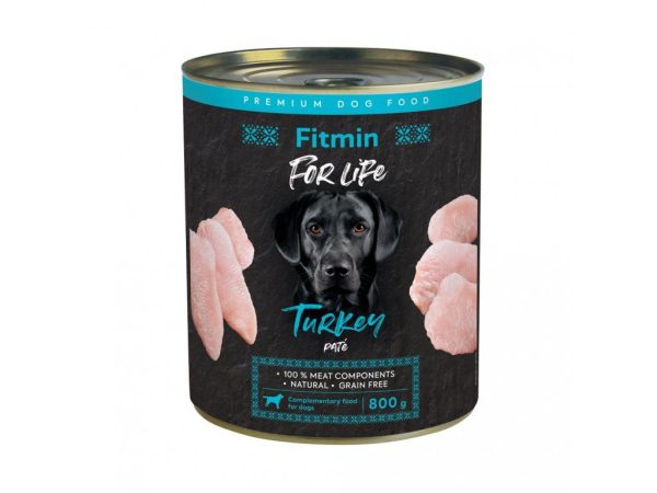 Fitmin For Life консерва для собак (для дорослих) з індичкою, 800 г Fitmin For Life консерва для собак (для дорослих) з індичкою, 800 г