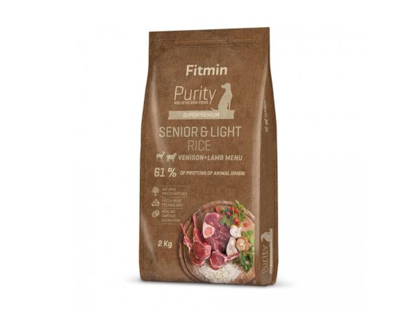 Fitmin dog Purity Rice Senior & Light Venison & Lamb, 2 кг Fitmin dog Purity Rice Senior & Light Venison & Lamb, 2 кг