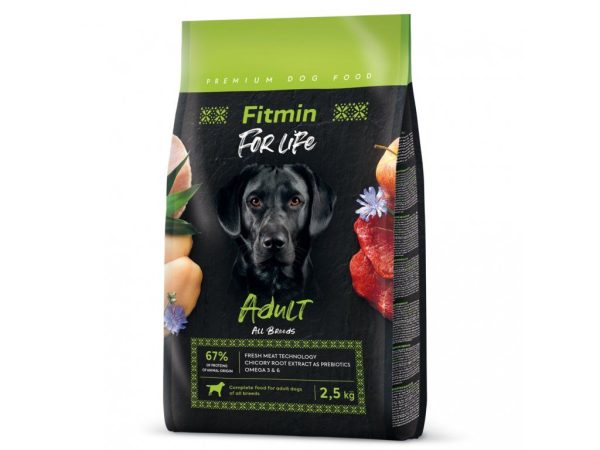 Fitmin dog For Life Adult (для дорослих собак всіх порід), 2,5 кг, 511114051, Немає в наявності