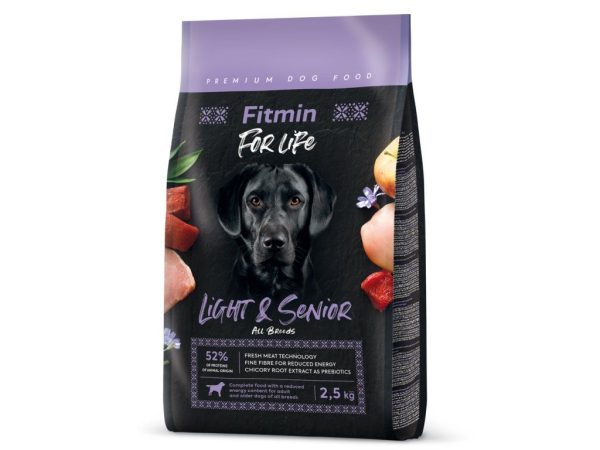 Fitmin dog For Life Light & Senior (для малорухливих та собак старшого віку), 2,5 кг Fitmin dog For Life Light & Senior (для малорухливих та собак старшого віку), 2,5 кг
