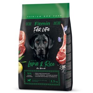 Fitmin dog For Life Lamb & Rice Mini (для дорослих собак малих порід ягня з рисом), 2,5 кг Fitmin dog For Life Lamb & Rice Mini (для дорослих собак малих порід ягня з рисом), 2,5 кг