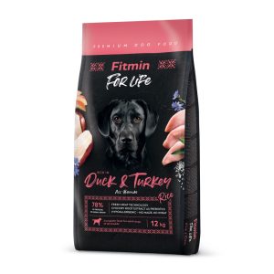 Fitmin dog For Life Duck & Turkey (для дорослих собак всіх порід качка та індичка), 12 кг Fitmin dog For Life Duck & Turkey (для дорослих собак всіх порід качка та індичка), 12 кг