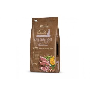 Fitmin dog Purity Rice Senior & Light Venison & Lamb (для собак літнього віку та малорухливих собак з рисом, дичина та ягня), 12 кг
