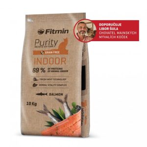 Fitmin cat Purity Indoor (для домашніх котів з лососем та рибою), 10 кг, 532114023, Немає в наявності