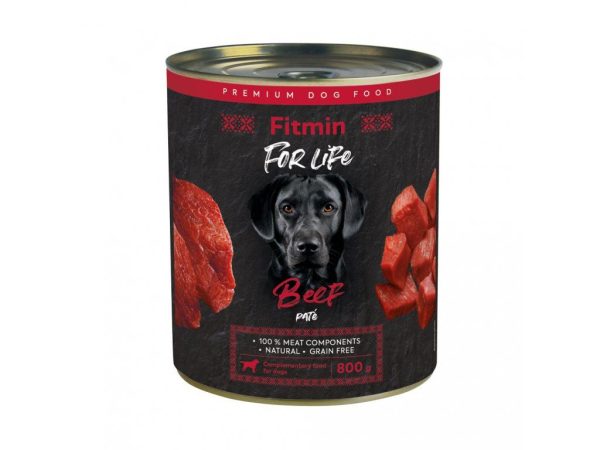 Fitmin For Life консерва для собак (для дорослих) з яловичиною, 800 г Fitmin For Life консерва для собак (для дорослих) з яловичиною, 800 г