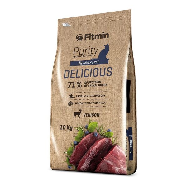 Fitmin cat Purity Delicious (Для вибагливих з дичиною), 10 кг Fitmin cat Purity Delicious (Для вибагливих з дичиною), 10 кг