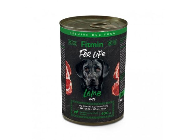 Fitmin For Life консерва для собак (для дорослих) з ягням, 400 г