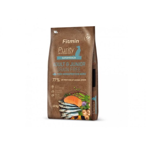 Fitmin dog Purity Rice Adult Fish & Venison (для дорослих собак середніх та великих порід з рисом, риба та дичина), 12 кг Fitmin dog Purity Rice Adult Fish & Venison (для дорослих собак середніх та великих порід з рисом, риба та дичина), 12 кг