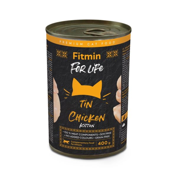 FFL cat tin Chicken Kitten 400г