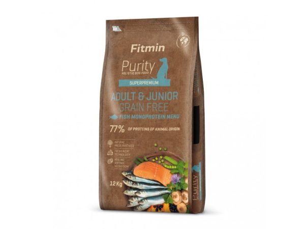 Fitmin dog Purity GF Adult & Junior Fish Menu, 12 кг Fitmin dog Purity GF Adult & Junior Fish Menu, 12 кг