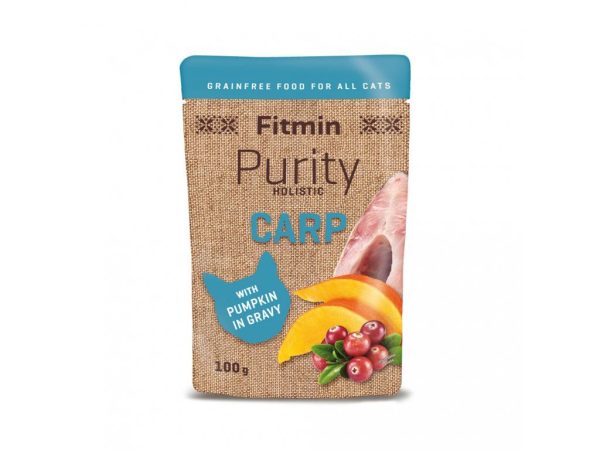 Fitmin cat Purity pouch Carp with pumpkin 100г Fitmin cat Purity pouch Carp with pumpkin 100г