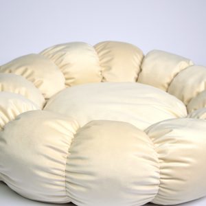 Лежак круглий 304083 — молочний Лежак круглий 304083 — молочний