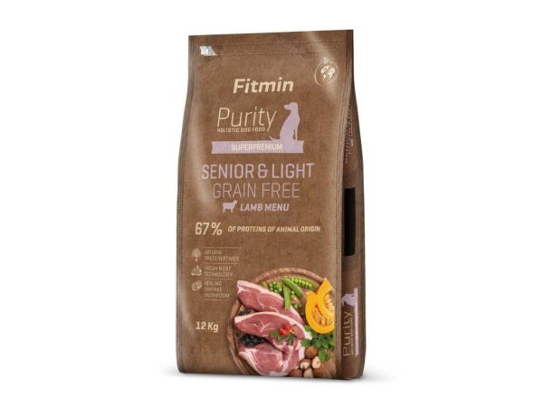 Fitmin dog Purity GF Senior & Light Lamb (для собак літнього віку та малорухливих собак з ягням беззерновий), 12 кг Fitmin dog Purity GF Senior & Light Lamb (для собак літнього віку та малорухливих собак з ягням беззерновий), 12 кг