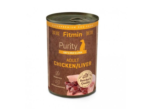 Fitmin dog Purity tin chicken with liver 400г Fitmin dog Purity tin chicken with liver 400г