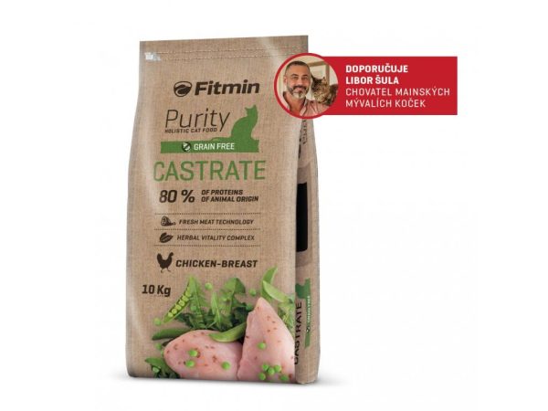 Fitmin cat Purity Castrate (для стерилізованих з курячою грудкою), 10 кг Fitmin cat Purity Castrate (для стерилізованих з курячою грудкою), 10 кг