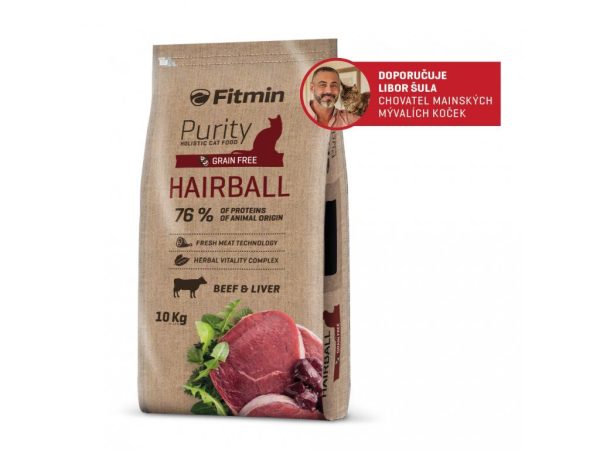 Fitmin cat Purity Hairball (для довгошерстих котів з яловичиною), 10 кг, 532114018, Немає в наявності Fitmin cat Purity Hairball (для довгошерстих котів з яловичиною), 10 кг, 532114018, Немає в наявності