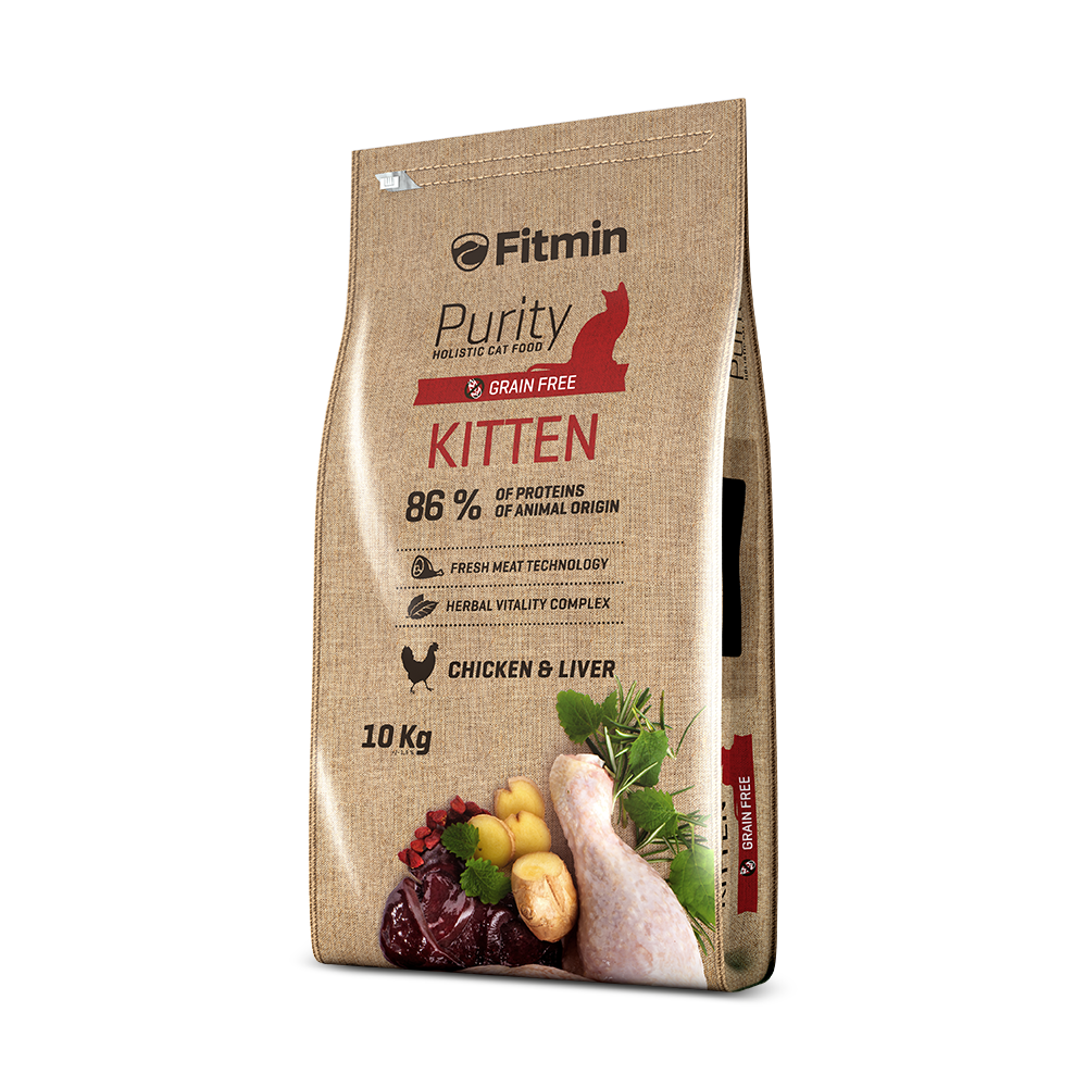 Fitmin cat Purity Kitten (для кошенят з куркою та печінкою), 1,5 кг